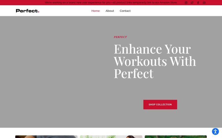 Képernyőkép: perfectfitness.com