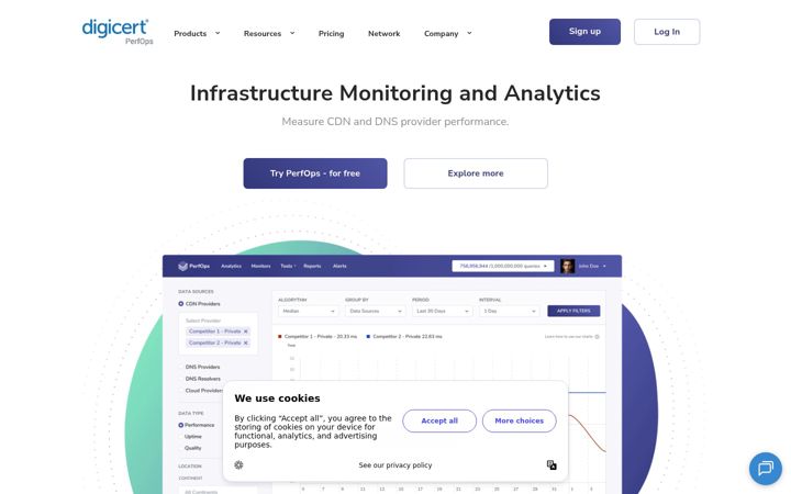 Screenshot ta' perfops.net