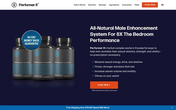 Screenshot of performer8.com