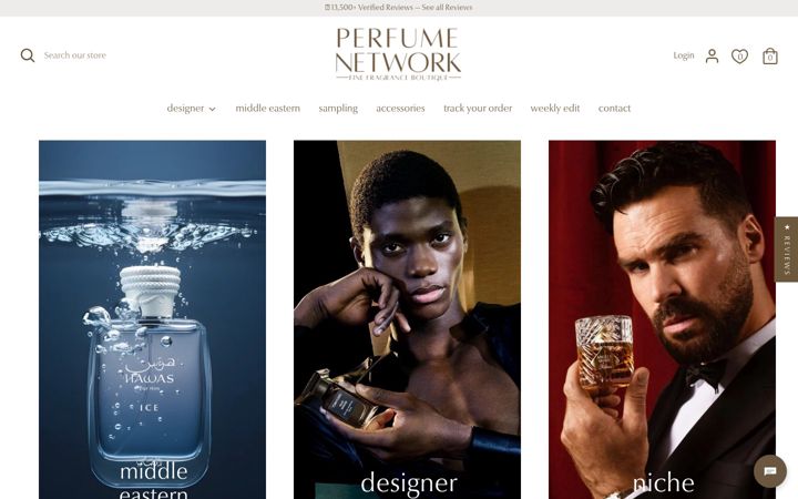 Zrzut ekranu perfumenetwork.in