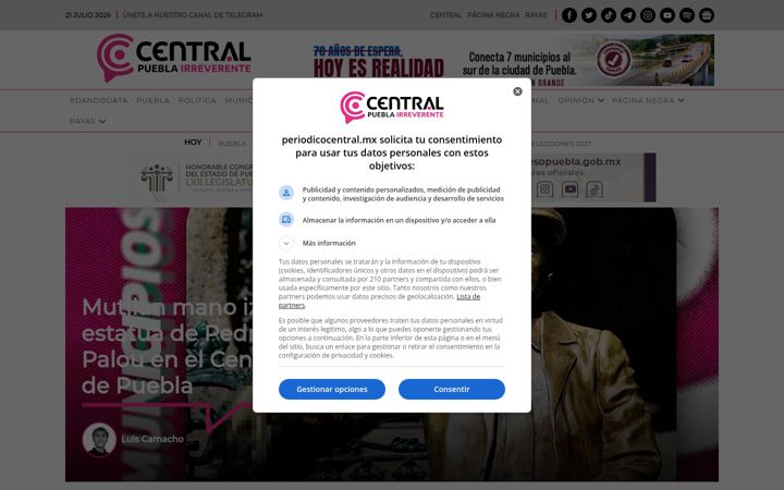 Képernyőkép: periodicocentral.mx