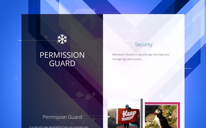 Screenshot of permissionguard.com