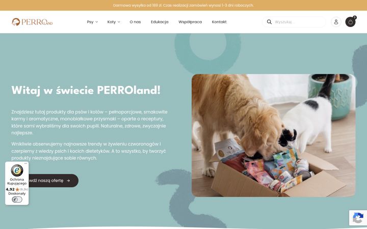 Ekrānuzņēmums no perrokarma.pl