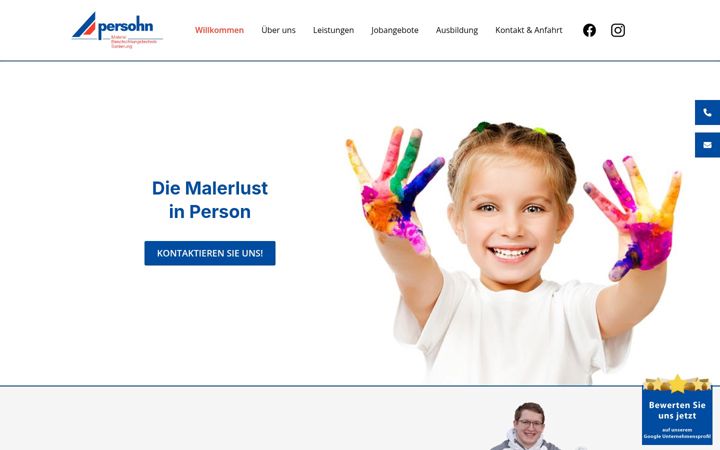 Screenshot of persohn.de