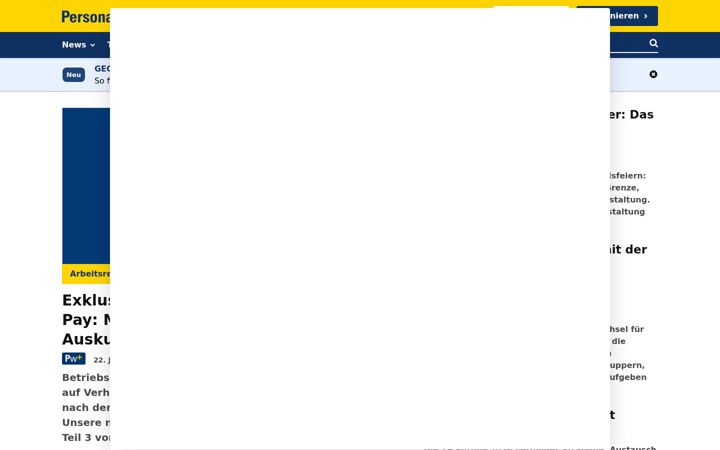 Screenshot of personalwirtschaft.de