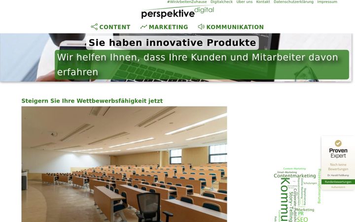 Screenshot of perspektive.digital