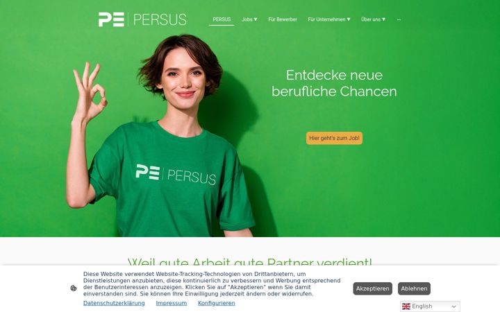 Screenshot of persus.de