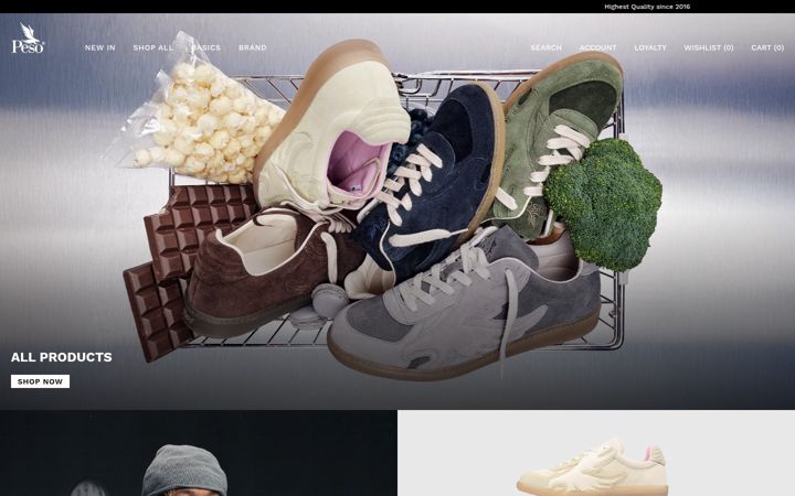 Screenshot of pesoclo.com