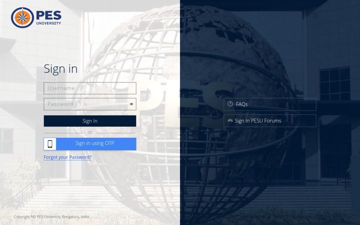 Screenshot of pesuacademy.com