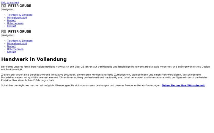 Screenshot of peter-grube-gmbh.de