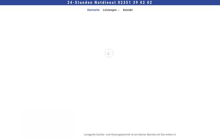 Screenshot von peter-landgrafe.de