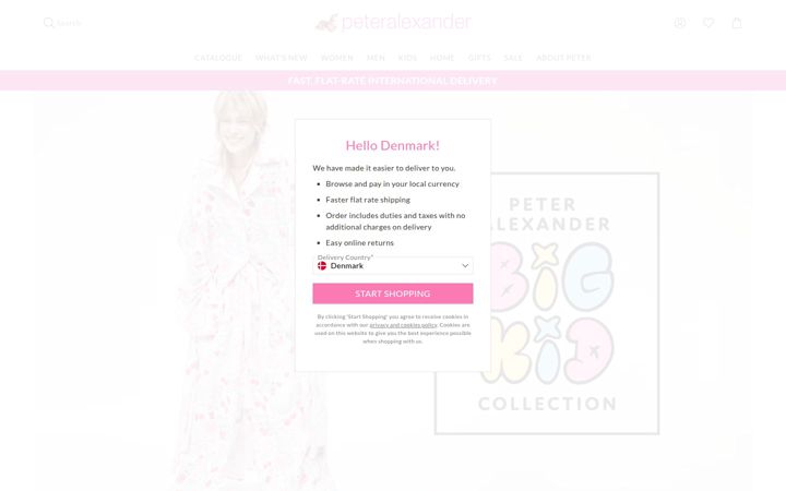 Screenshot of peteralexander.com.au