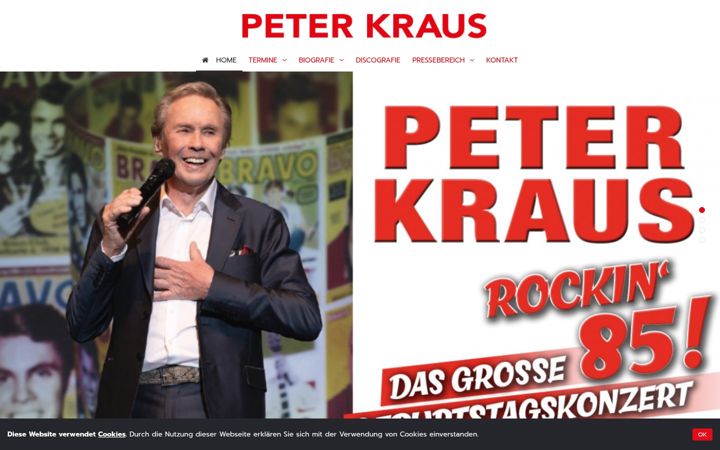 Screenshot ta' peterkraus.de