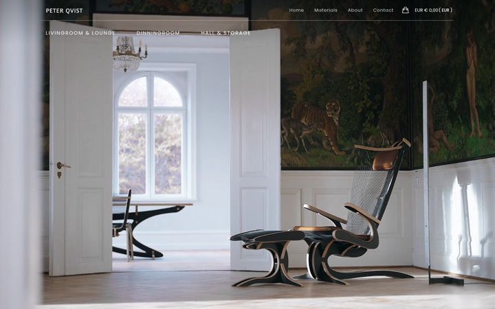 Screenshot of peterqvist.com