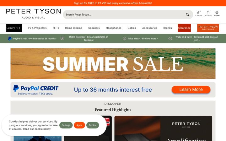 Screenshot di petertyson.co.uk