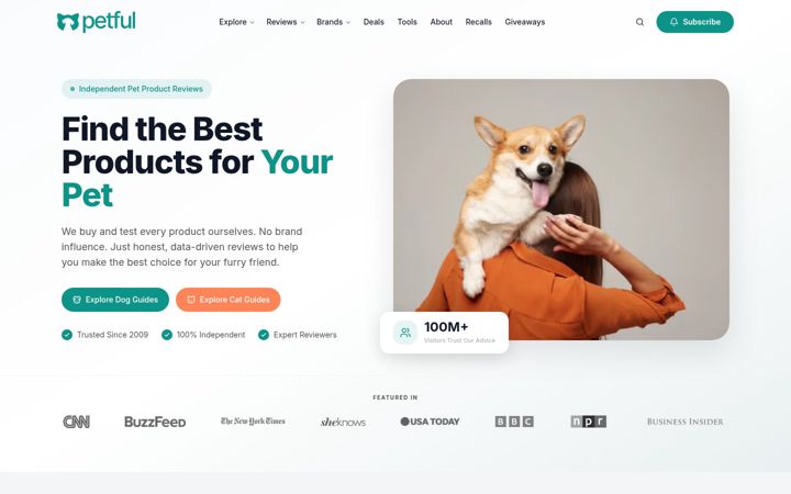 Screenshot of petful.com