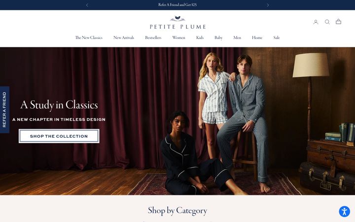Screenshot of petite-plume.com
