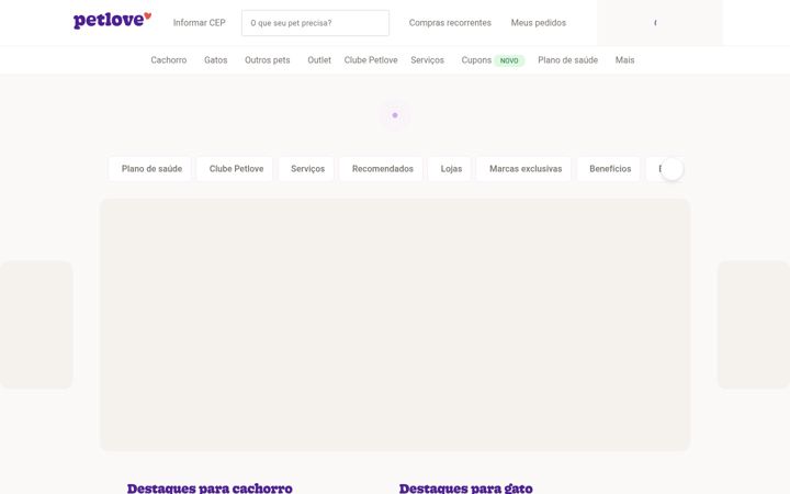 Zrzut ekranu petlove.com.br