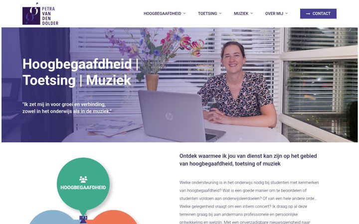 Ekraanipilt saidist petravandendolder.nl