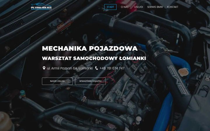 Captura de ecrã de petrolholics.pl