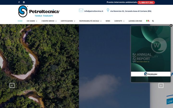 Screenshot of petroltecnica.it