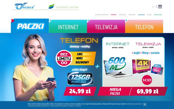 Screenshot of petrus.pl