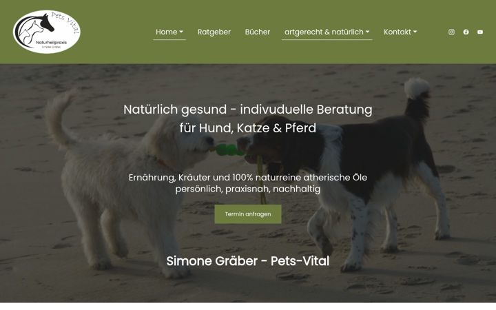 Screenshot of pets-vital.de