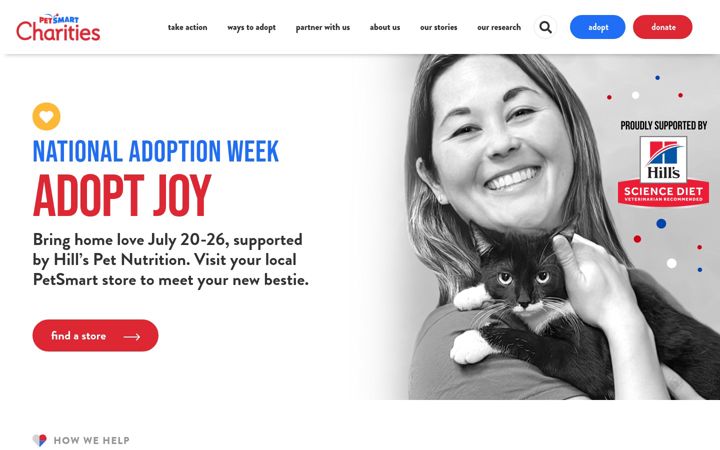 Screenshot di petsmartcharities.org