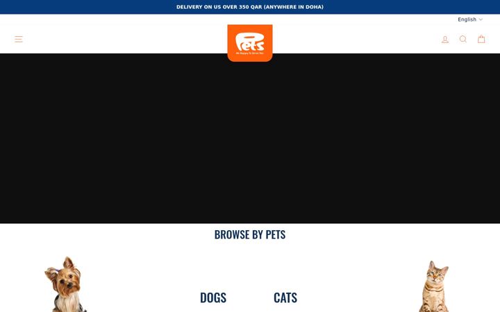 Posnetek zaslona petsqtr.com