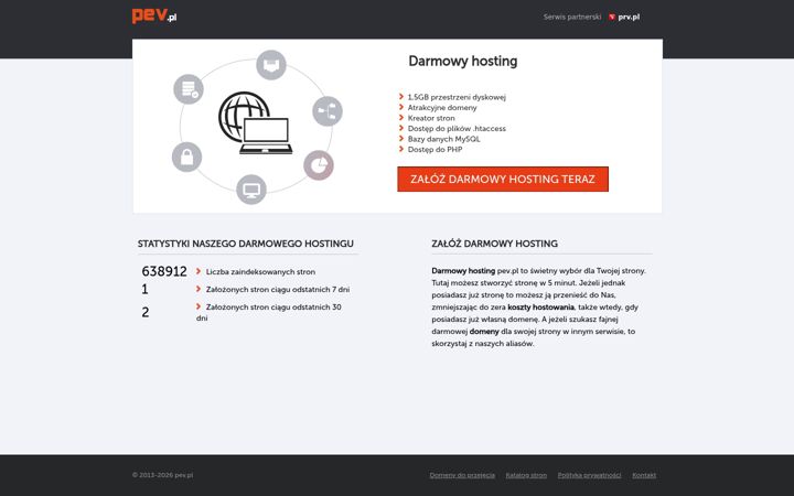 Screenshot of pev.pl