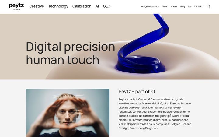 Screenshot of peytz.dk