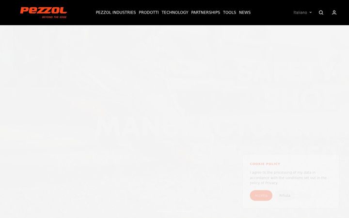 Ekrano kopija pezzol.com