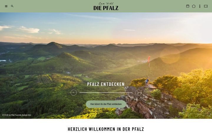 Screenshot of pfalz.de