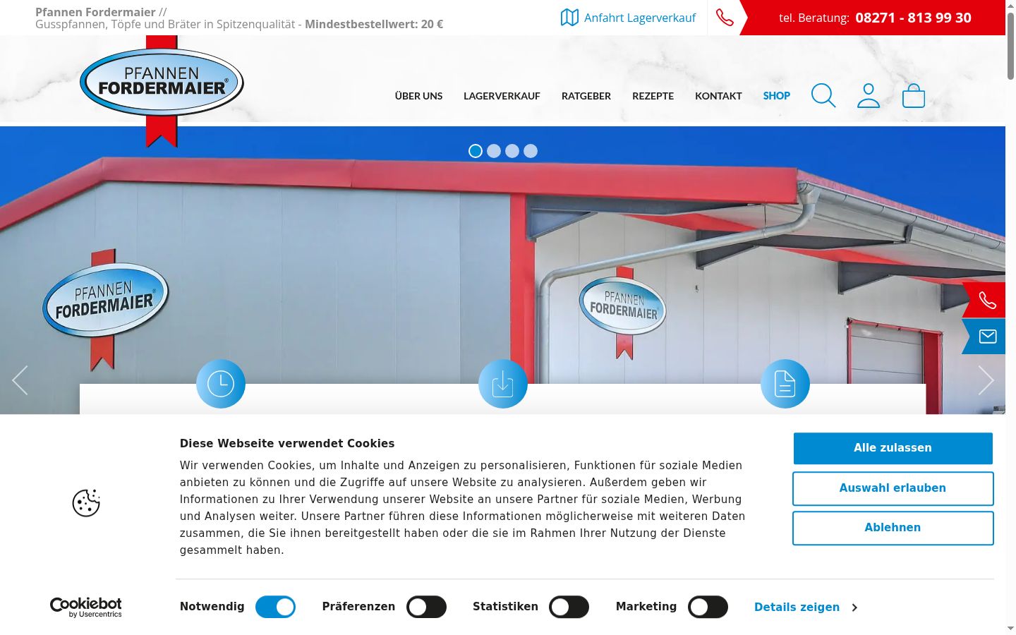 Screenshot tal-banner tal-kunsens muri qabel kwalunkwe interazzjoni