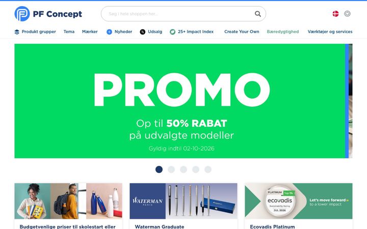 Екранна снимка на pfconcept.com