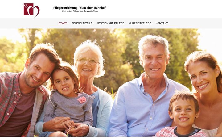 Screenshot of pflegecirksena.de