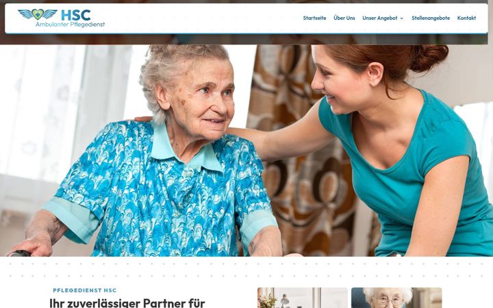 Captura de pantalla de pflegedienst-hsc.de