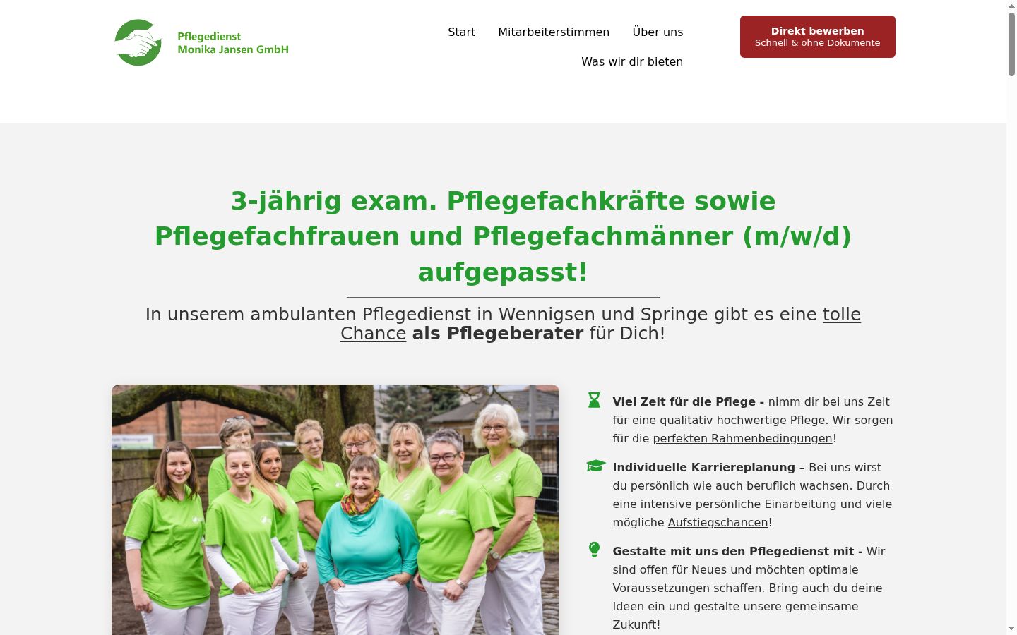 Screenshot des Einwilligungsbanners vor jeglicher Interaktion