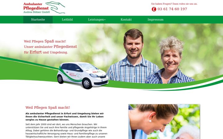 Screenshot of pflegedienst-stoetzer.de