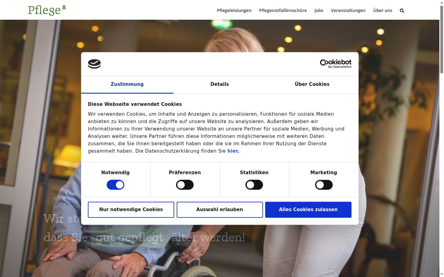 Sutikimo reklamjuostės, rodytos prieš bet kokią sąveiką, ekrano kopija