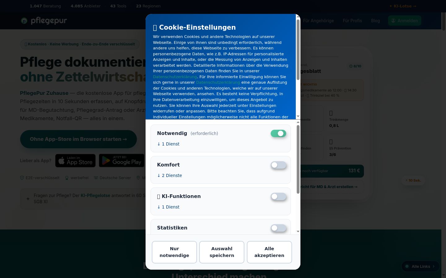 Sutikimo reklamjuostės, rodytos prieš bet kokią sąveiką, ekrano kopija