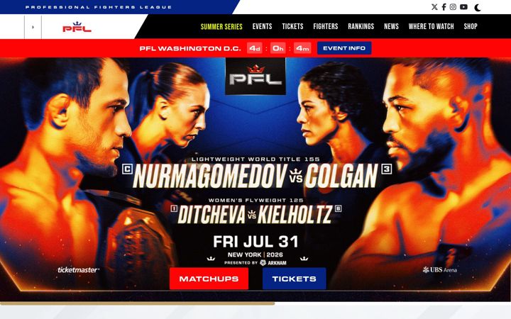 Screenshot of pflmma.com