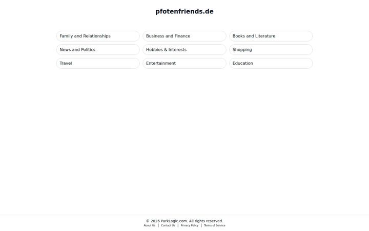 Screenshot of pfotenfriends.de