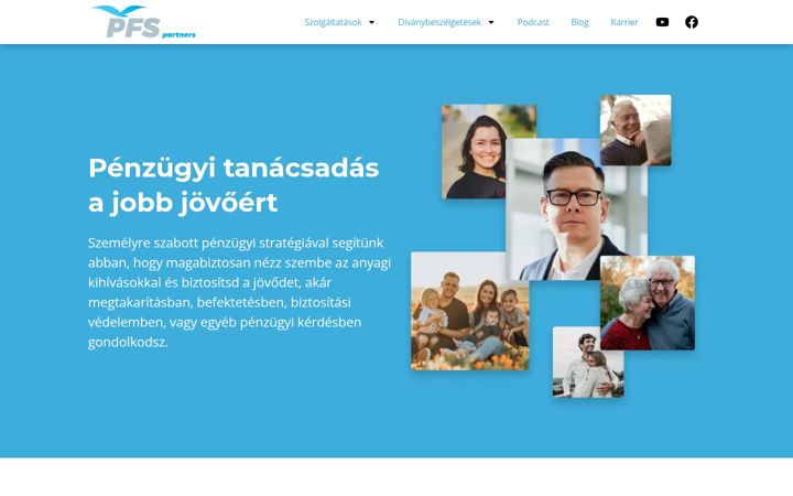 Screenshot of pfspartners.hu