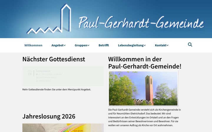Posnetek zaslona pgg-kiel.de