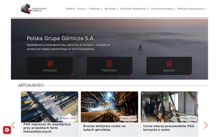 Screenshot of pgg.pl