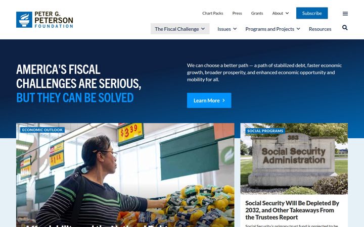 Screenshot of pgpf.org