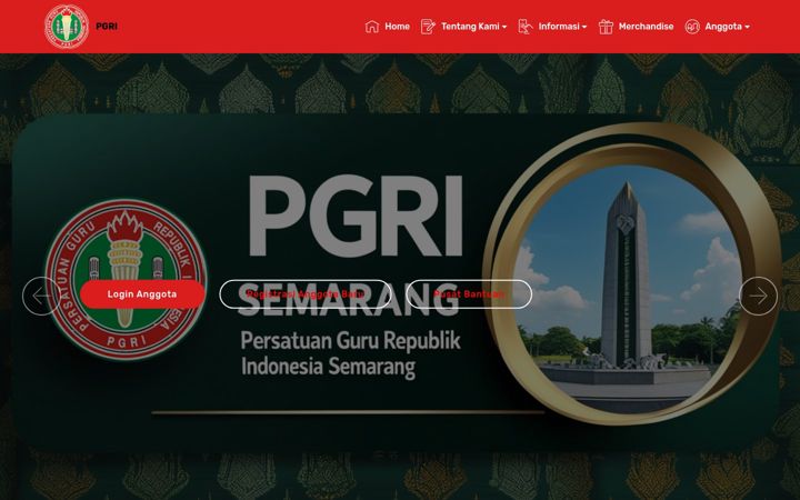 Skærmbillede af pgrisemarang.org