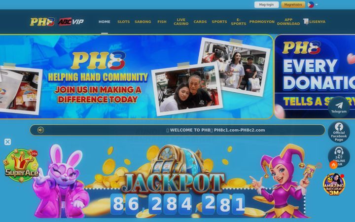 Screenshot of ph8vip4.com