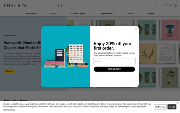 Captura de ecrã de phaidon.com